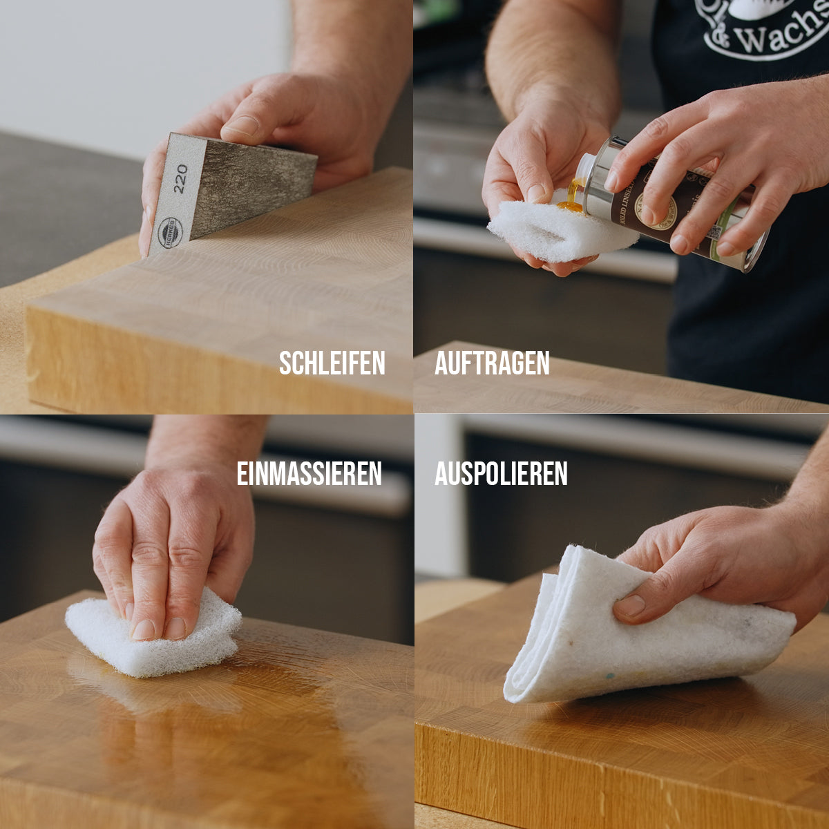 Holz Pflege-Set – Bild 3